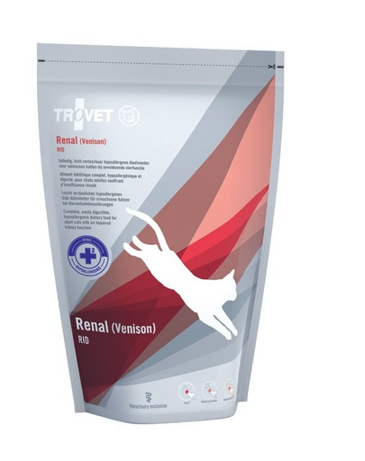 TROVET Renal Venison RID cu vânat 500 g hrană dietetică pisici