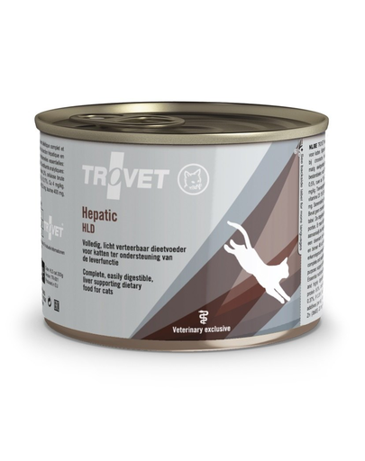 TROVET Hepatic HLD hrana umeda pisica cu afectiuni digestive 200 g