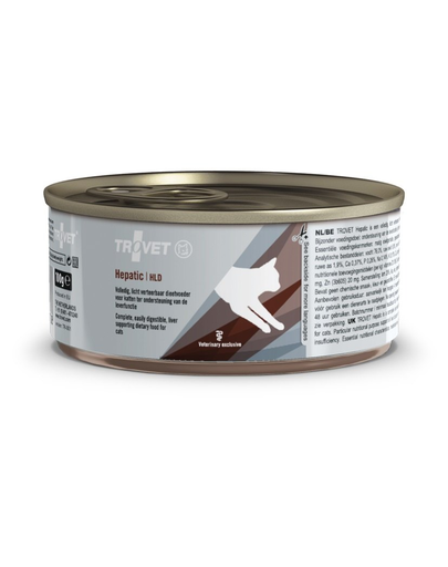 TROVET Hepatic HLD hrana umeda pisici cu afectiuni hepatice 100 g