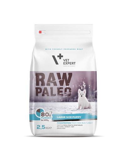 VETEXPERT Puppy Large caini juniori rasa mare 2,5 kg curcan