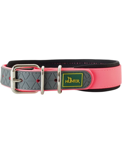 HUNTER Convenience Comfort Zgarda pentru caini,marimea XS-S (35) 22-30/2cm roz neon