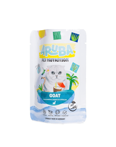 ARUBA Cat hrana pisici 70 g capra, dovleac, dovlecel si spirulina