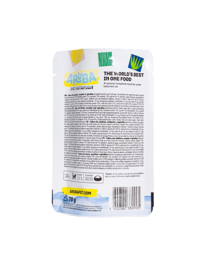 ARUBA Cat hrana pisici 70 g capra, dovleac, dovlecel si spirulina
