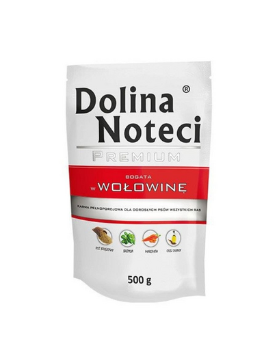 DOLINA NOTECI Premium mancare umeda cu vita 500g