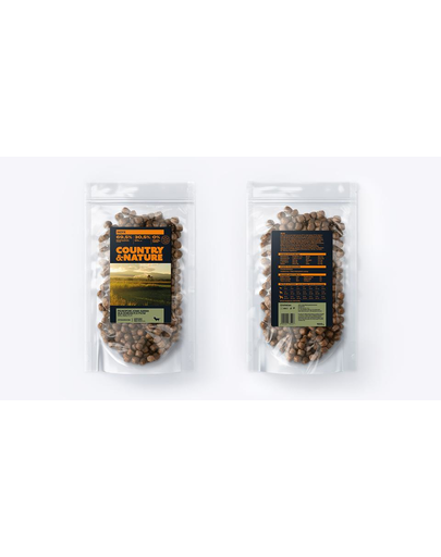 COUNTRY&NATURE Turkey with Vegetables Recipe Hrana uscata pentru caini adulti de talie mica, cu legume si curcan 100 g