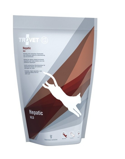 TROVET Hepatic HLD 500 g hrană veterinară pisici cu afecțiuni hepatice și digestive