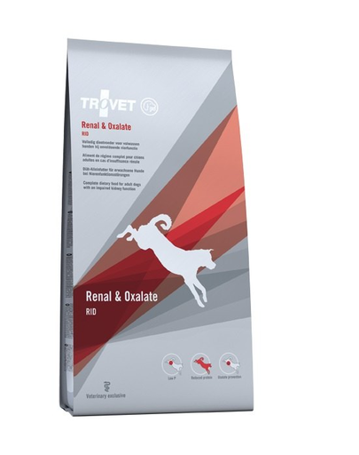 TROVET Renal&Oxalate RID pentru caini 12,5 kg