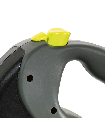 FLEXI Lesa caini Giant Professional banda 10 M negru (Neon)