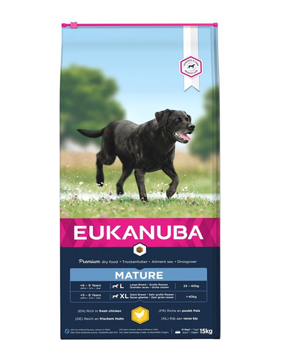 EUKANUBA Thriving Mature Large Breed Hrana uscata caini maturi, bogat in pui 15 kg