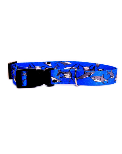 FERA Zgarda pentru caini, cu inchizatoare de plastic Shark 25mm/34-60 cm
