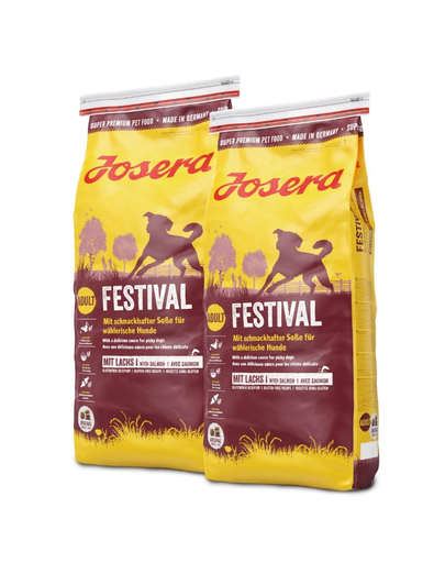 JOSERA Dog Festival hrana uscata pentru caini pretentiosi 30 kg (2 x 15 kg)