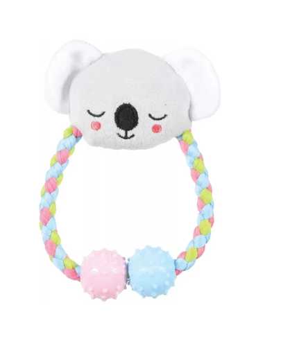 ZOLUX Jucarie din plus cu snur pentru caini, gri