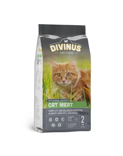 DIVINUS Cat Meat, Hrana pentru pisici adulte 2kg