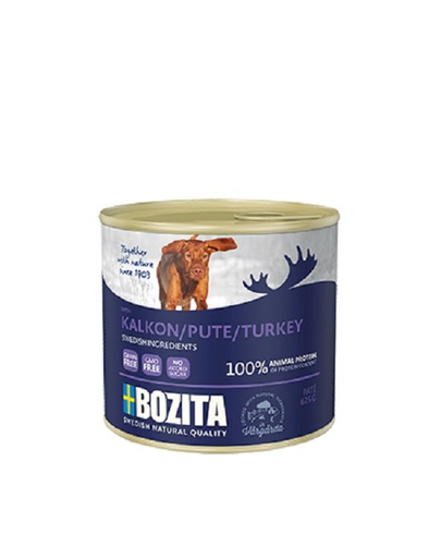 BOZITA Paté Turkey Hrana umeda pentru caini adulti, pate cu curcan 625g