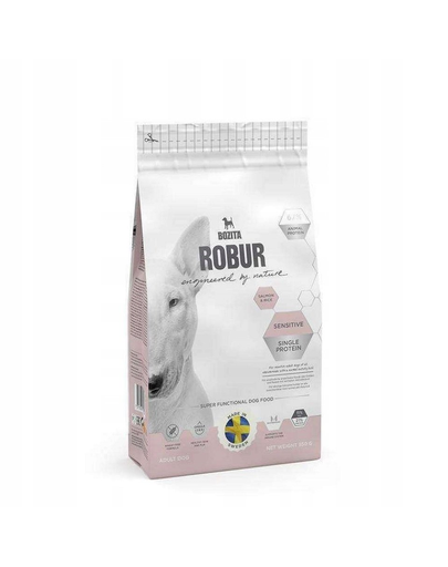 BOZITA Robur Sensitive Single Protein Salmon Hrana uscata pentru caini adulti, cu somon si orez  0,95 kg