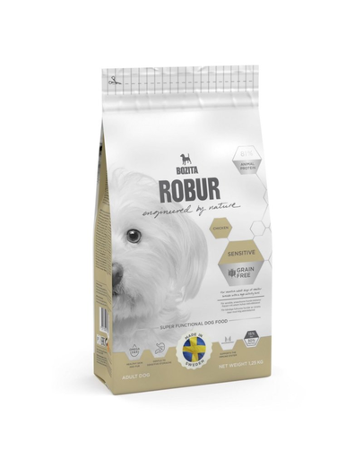 BOZITA Robur Sensitive Grain Free Chicken hrana uscata pentru caini, fara cereale, cu pui 1,25 kg