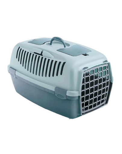 ZOLUX Cusca transport caini si pisic GULLIVER 2 cu usa din plastic, culoare menta