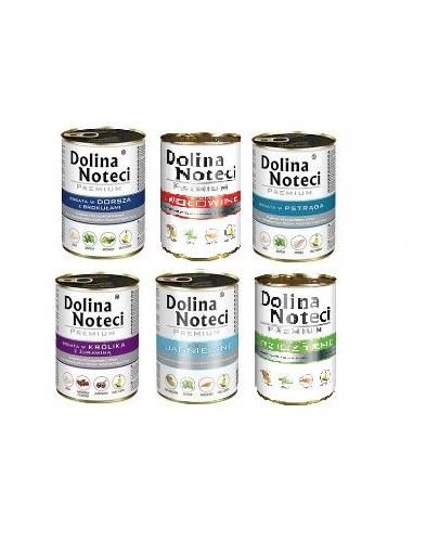 DOLINA NOTECI Mix Hrana umeda caine adult, mix sortimente fara pasare 400 g x 30