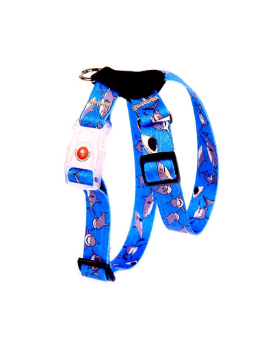 FERA Ham pentru caini LED Shark 20mm/36-60 cm