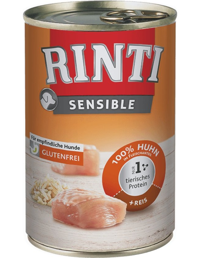 RINTI Sensible hrana caini, cu pui si orez 400 g
