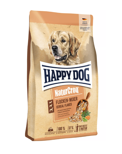 HAPPY DOG NaturCro Flocken Mixer 10 kg fulgi cereale pentru caini