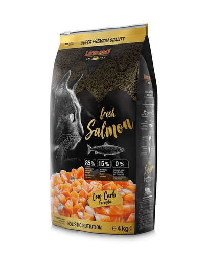 LEONARDO Fresh Salmon & Poultry Hrana uscata pentru pisici, cu somon si pasare 1,5 kg