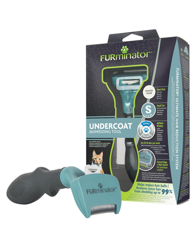FURMINATOR pentru pisici cu părul scurt Mic