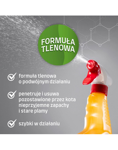 NATURE'S MIRACLE SET-IN OXY Stain&Odour Remover Dog Spray impotriva petelor si mirosurilor, caini 709 ml