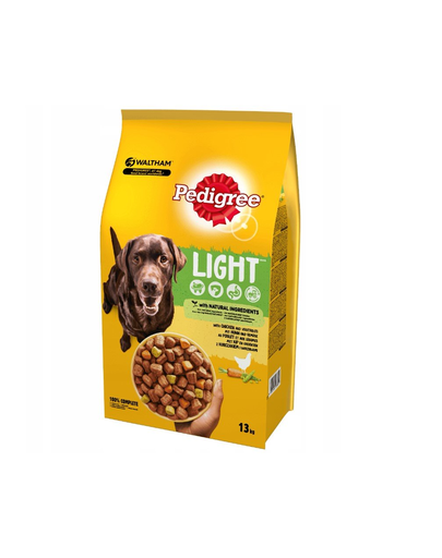 PEDIGREE Adult Light hrana caini supraponderali, cu pui 13 kg