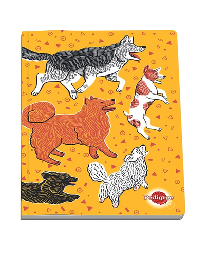 PEDIGREE Carnet de notite, cu print catelusi