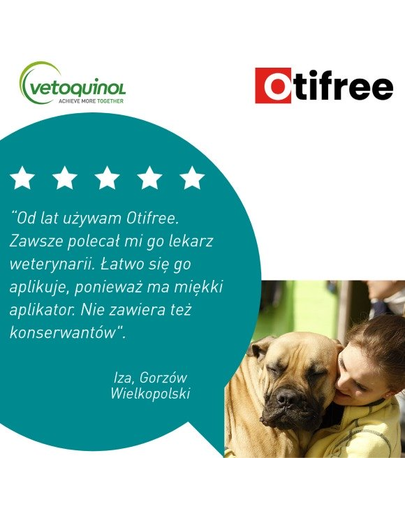 VETOQUINOL Otifree Preparat pentru curatarea canalului auditiv, caini si pisici 60 ml