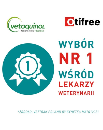 VETOQUINOL Otifree Preparat pentru curatarea canalului auditiv, caini si pisici 60 ml