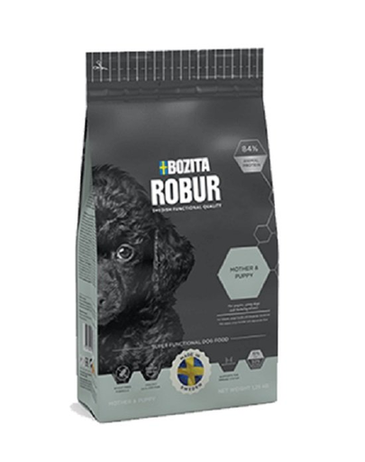 BOZITA Robur Mother & Puppy 30/15 Hrana uscata pentru mama catea si puii, cu pui 1,25 kg