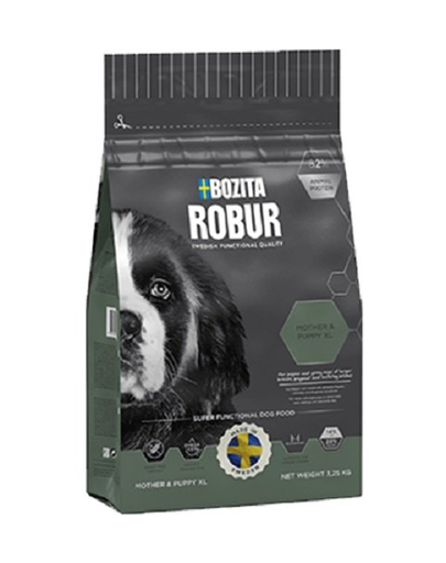 BOZITA Robur Mother & Puppy XL 28/14  Hrana uscata pentru catea mama si puii de talie mare, cu pui 14 kg