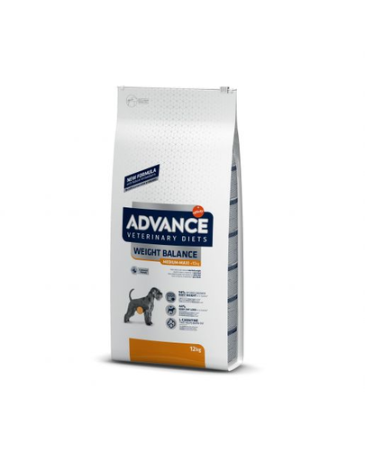 ADVANCE DIET Weight Balance 12kg hrana dietetica pentru caini supraponderali