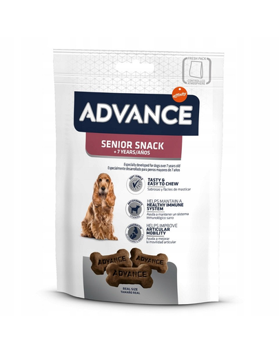 ADVANCE SNACK +7 Years 150g recompense caini senior
