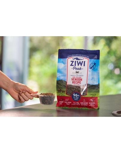 ZIWIPEAK Cat Hrana uscata pentru pisici, cu carne de vanat 400 g