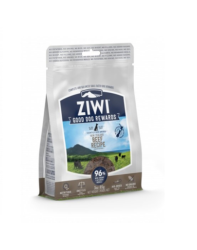 ZIWIPEAK Good Dog Rewards Pouches Beef Recompense pentru caini, cu carne de vita 85 g