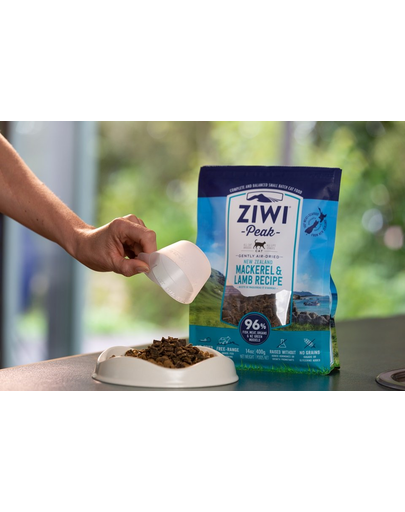 ZIWIPEAK Cat Hrana uscata pentru pisici, cu macrou si miel 1kg