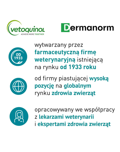 VETOQUINOL Dermanorm VTQ care Supliment alimentar pentru caini si pisici, impotriva caderii parului 90 tab.