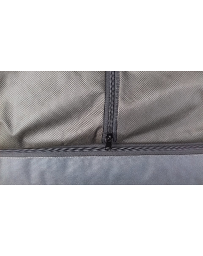 FERA Pat pentru caini cu perna 115 x 90 cm gri
