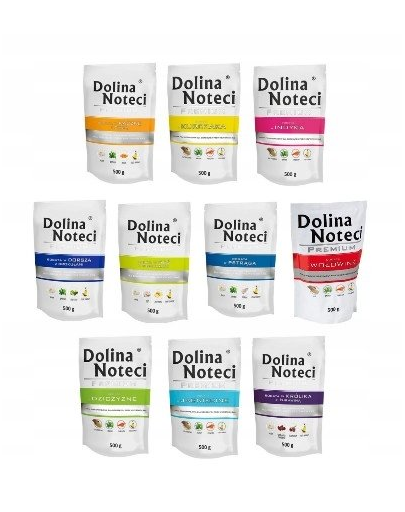 DOLINA NOTECI Set plicuri pentru caini, sortiment mixt 500 g x 30
