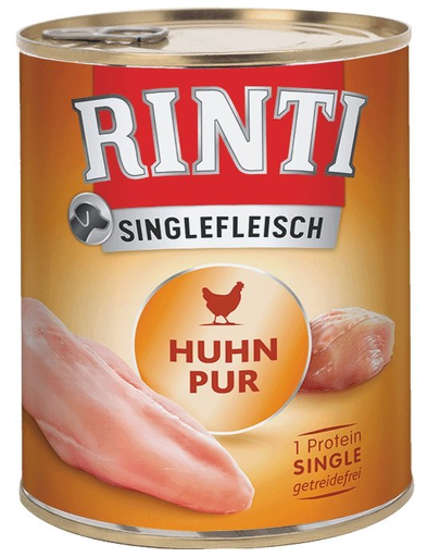 RINTI Singlefleisch Chicken Pure hrana monoproteica pentru caini, cu pui 400 gr