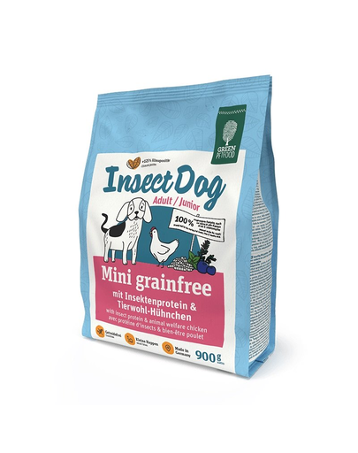 GREEN PETFOOD InsectDog Mini Grainfree 900g