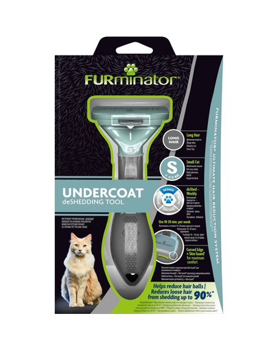 FURMINATOR Undercoat deShedding pentru pisici cu părul lung Mic