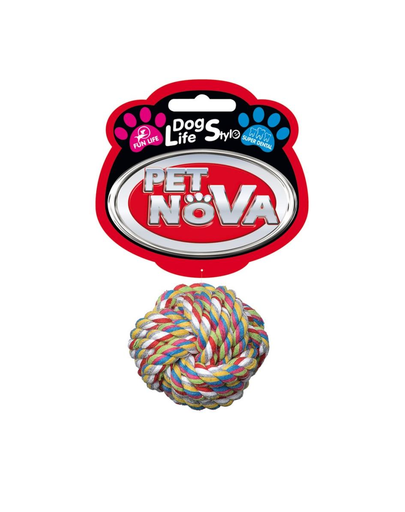 PET NOVA DOG LIFE STYLE Minge pentru caini, din bumbac 6cm Superdental