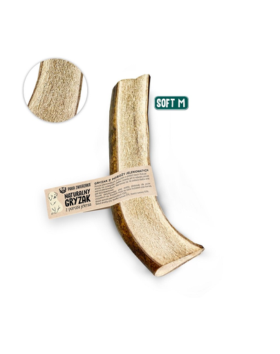PAKA ZWIERZAKA Soft Recompensa pentru caini adulti, corn de cerb M 12 cm