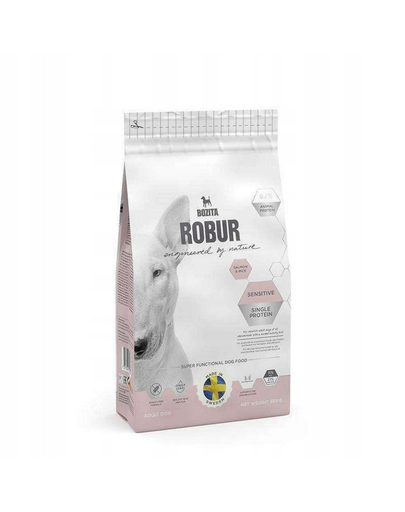 BOZITA Robur Sensitive Single Protein Salmon Hrana uscata pentru caini adulti, cu somon 12,5 kg