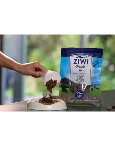 ZIWIPEAK Cat Hrana uscata pentru pisici, cu vita 400 g