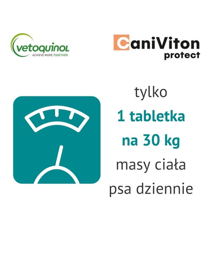 VETOQUINOL Caniviton protect Supliment alimentar pentru caini de talie mare si uriasa, pentru articulatii 30 tab.